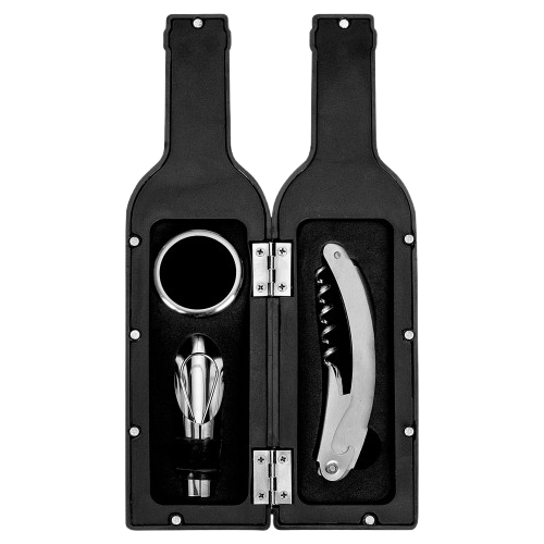 Kit Vinho Garrafa 3 peças